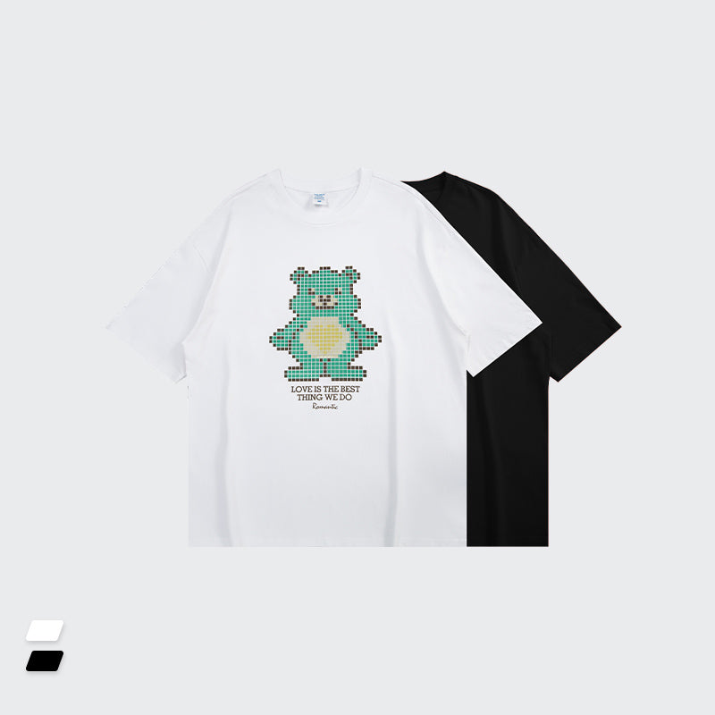 "CHESSBOARD BEAR" T-SHIRT