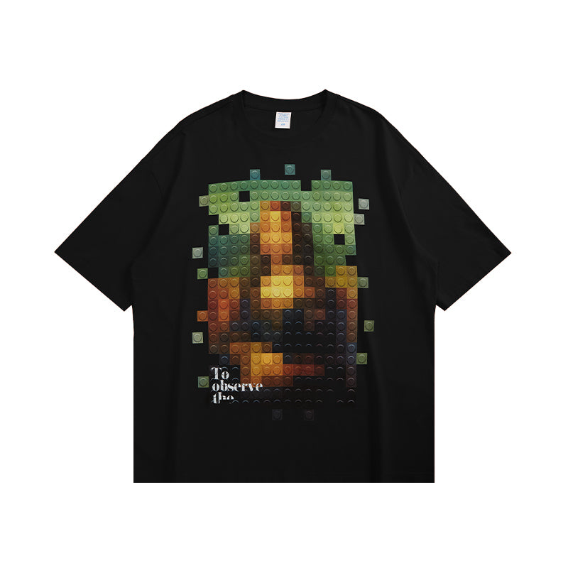"MOSAIC MONA LISA" T-SHIRT