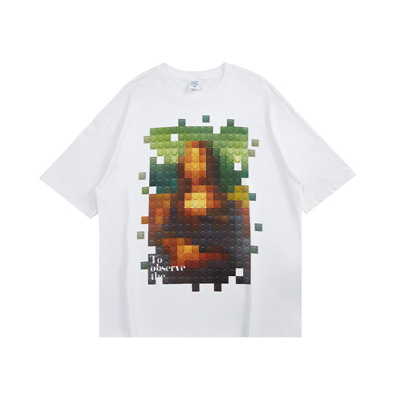 "MOSAIC MONA LISA" T-SHIRT