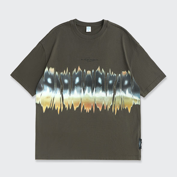 "RIPPLE PRINT" T-SHIRT