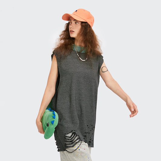 "DISTRESSDE VINTAGE" VEST