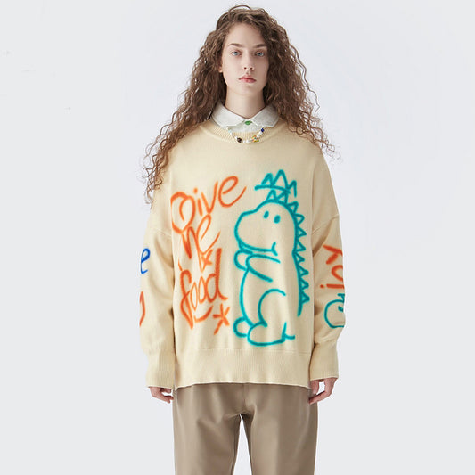 "GIVE ME FOOD” SWEATER