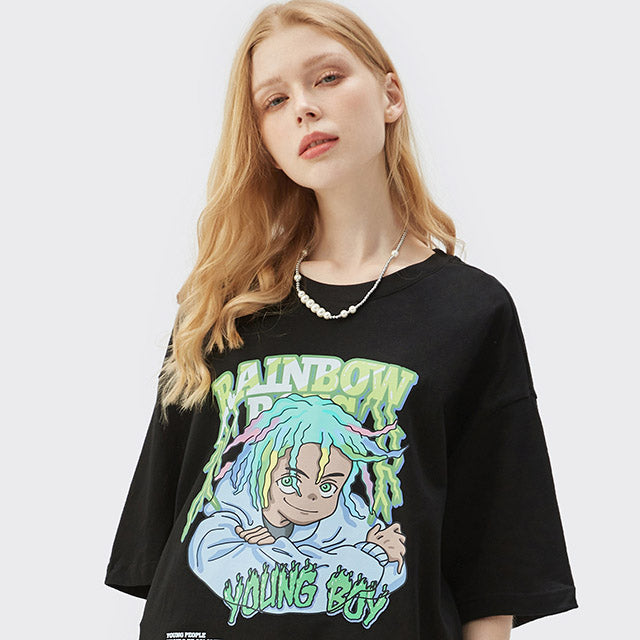 "RAINBOW DOODLE" T-SHIRT