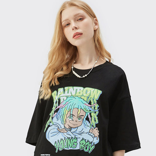 "RAINBOW DOODLE" T-SHIRT