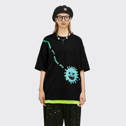 "VIRUS PRINT" T-SHIRT