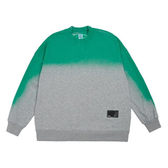 "BLUE-GREEN GRADIENT" HOODIES
