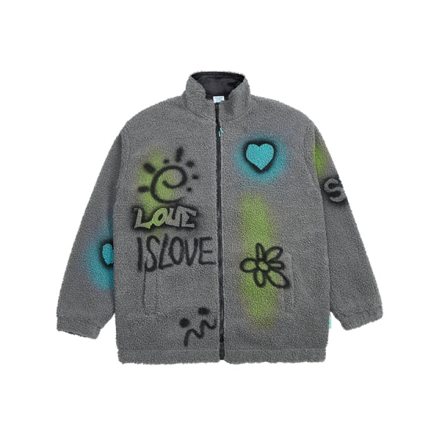 Graffiti Lambswool Jacket