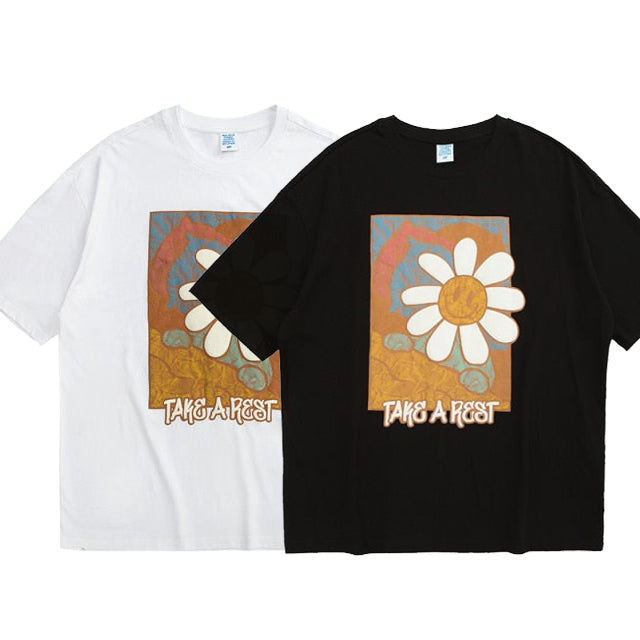 "REST" AND "LIFE" T-SHIRT