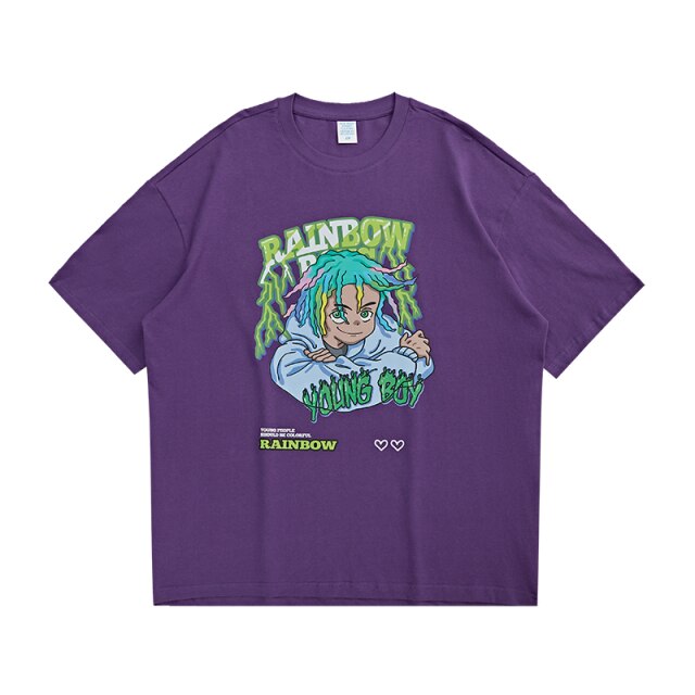 "RAINBOW DOODLE" T-SHIRT