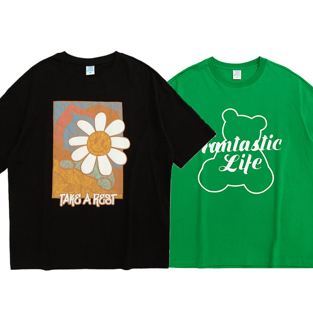 "REST" AND "LIFE" T-SHIRT