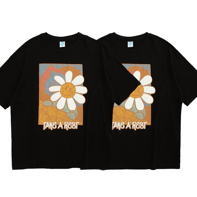 "REST" AND "LIFE" T-SHIRT