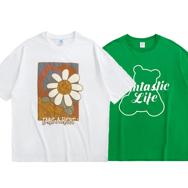 "REST" AND "LIFE" T-SHIRT