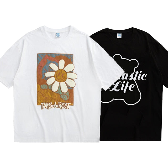 "REST" AND "LIFE" T-SHIRT