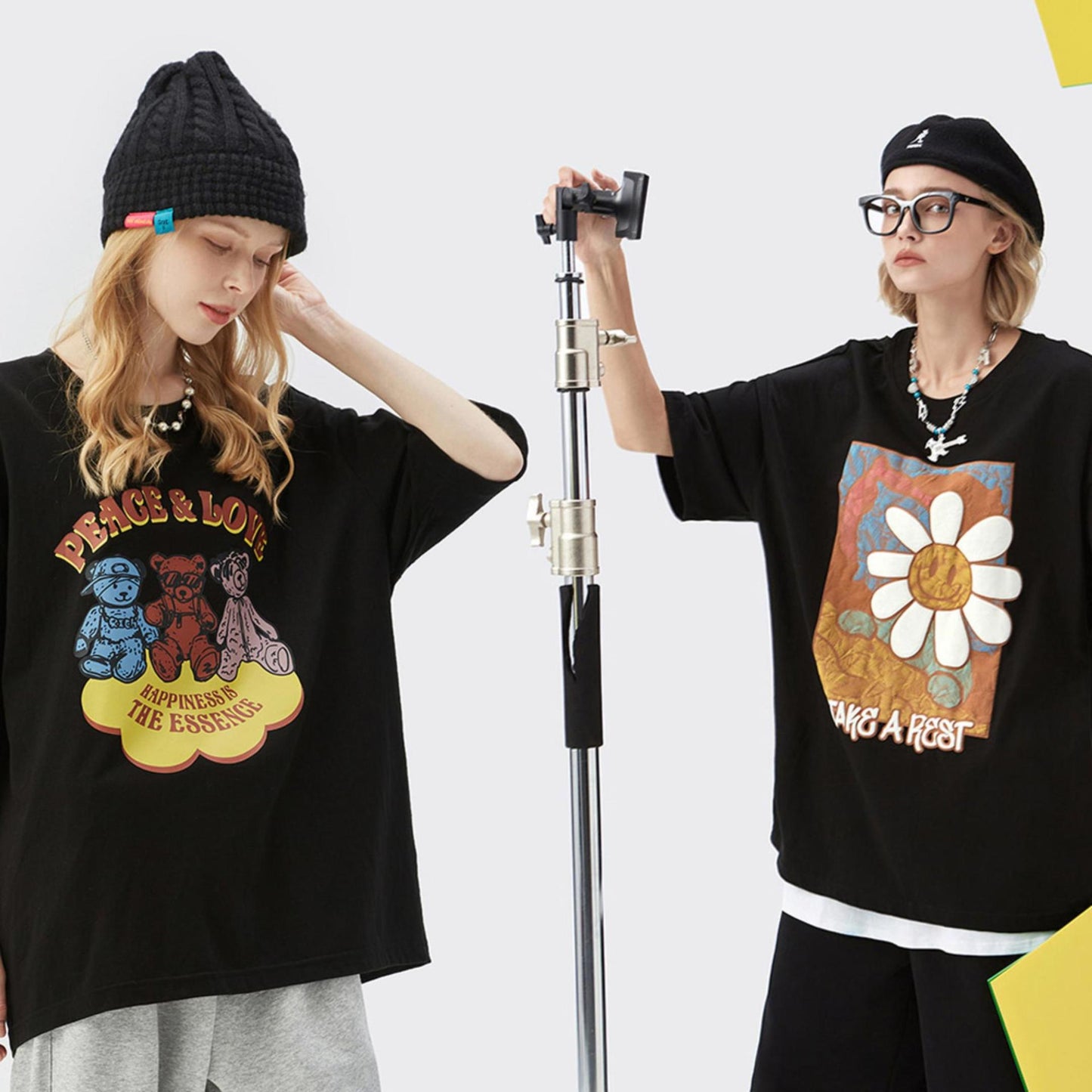 "REST" AND "LIFE" T-SHIRT